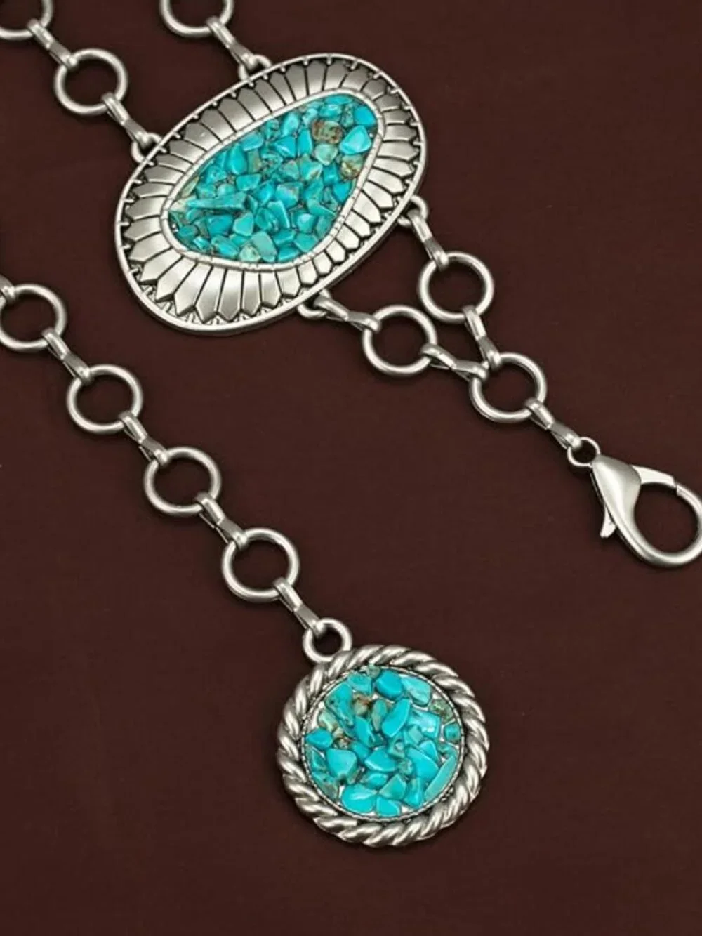 Western Metal Concho Waist Chain for Women | Cowgirl Adjustabl